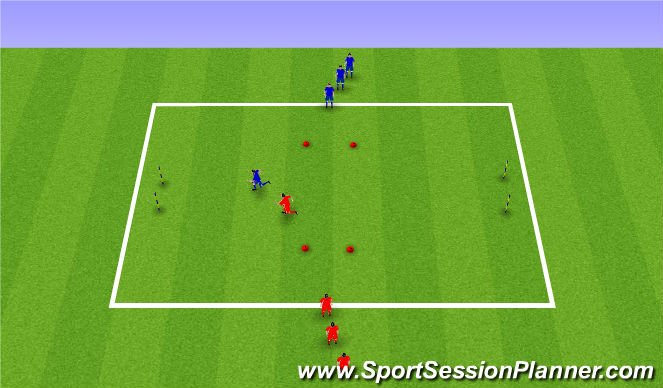 Football/Soccer Session Plan Drill (Colour): Exercise #5