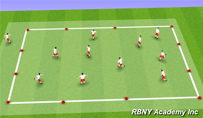 Football/Soccer Session Plan Drill (Colour): Tiger Tales