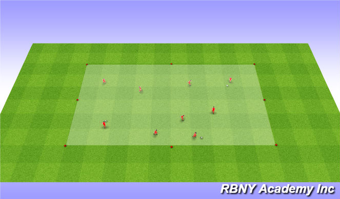 Football/Soccer Session Plan Drill (Colour): Introduction