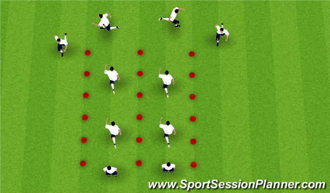 Football/Soccer Session Plan Drill (Colour): FIFA 11