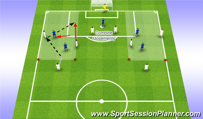 Football/Soccer Session Plan Drill (Colour): Screen 1