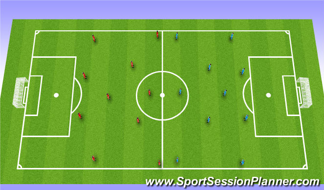 Football/Soccer Session Plan Drill (Colour): Screen 1