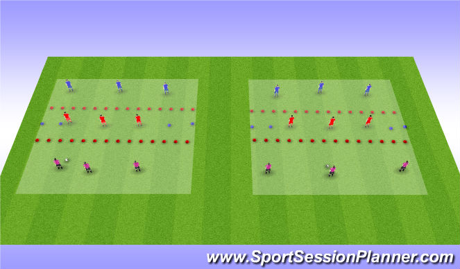 Football/Soccer Session Plan Drill (Colour): Screen 1