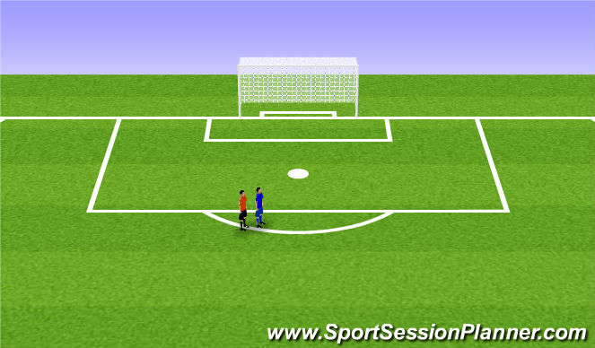 Football/Soccer Session Plan Drill (Colour): Off the ball