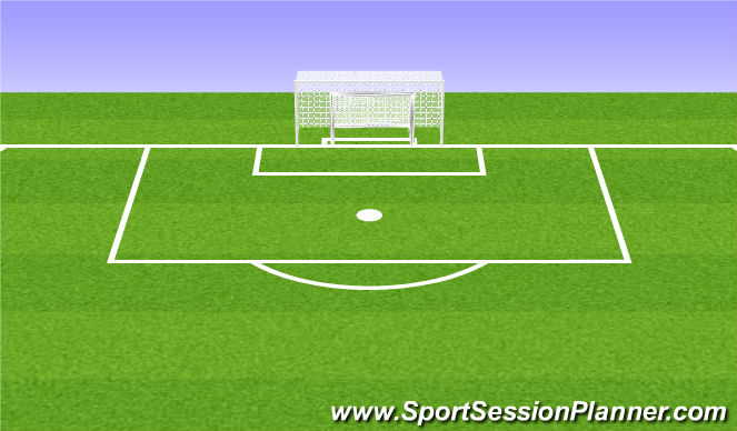 Football/Soccer Session Plan Drill (Colour): Shooting