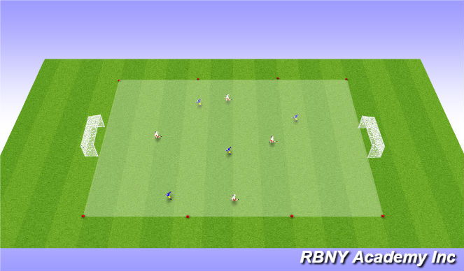 Football/Soccer Session Plan Drill (Colour): Match