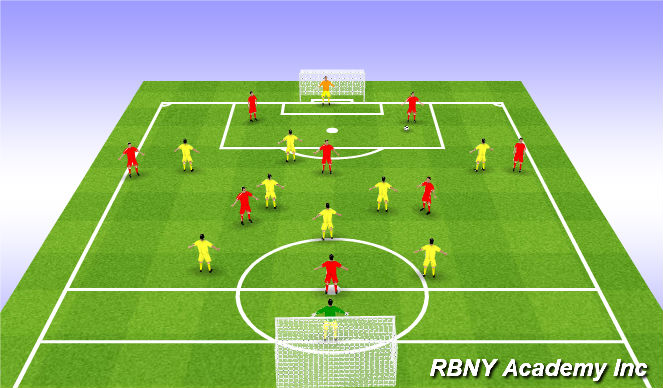 Football/Soccer Session Plan Drill (Colour): Match