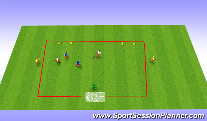 Football/Soccer Session Plan Drill (Colour): Screen 1