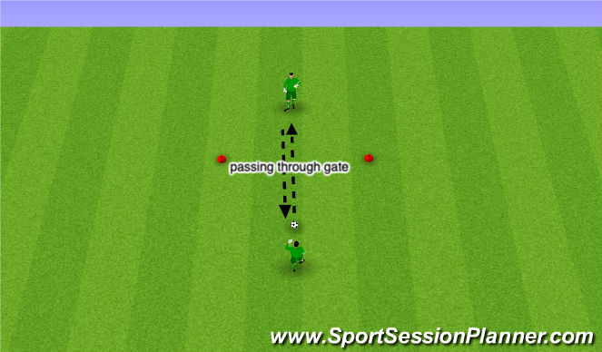 Football/Soccer Session Plan Drill (Colour): Screen 1