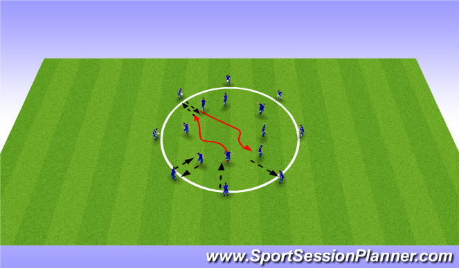 Football/Soccer Session Plan Drill (Colour): Screen 2