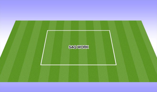 Football/Soccer Session Plan Drill (Colour): SAQ