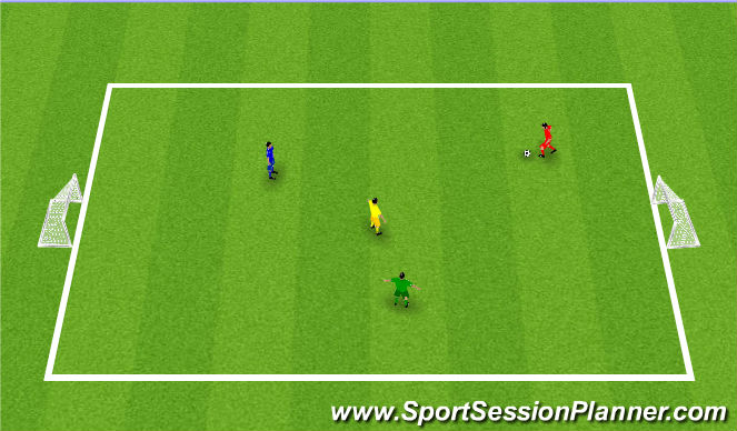 Football/Soccer Session Plan Drill (Colour): Game. Gra.