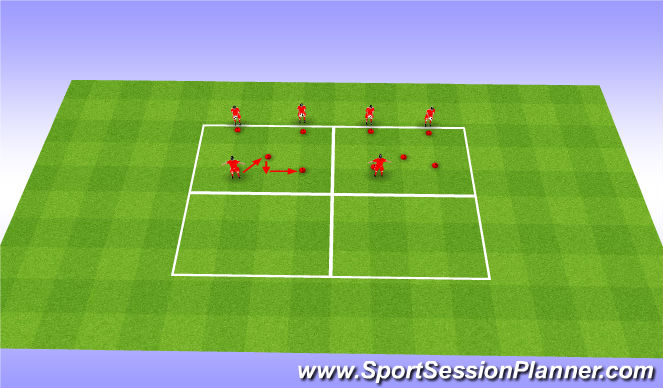 Football/Soccer Session Plan Drill (Colour): Coervor