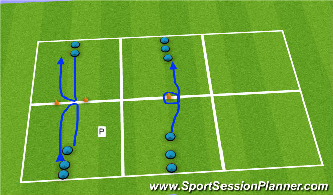 Football/Soccer Session Plan Drill (Colour): Screen 1