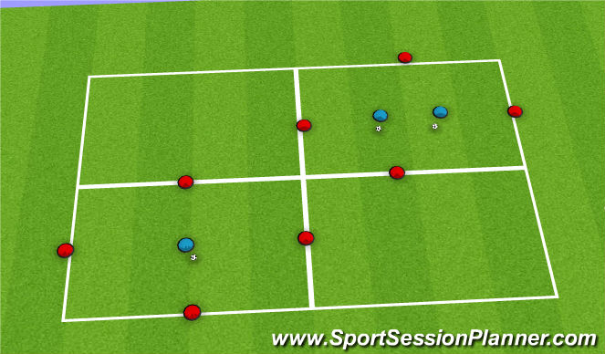 Football/Soccer Session Plan Drill (Colour): Screen 2