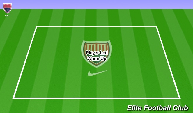 Football/Soccer Session Plan Drill (Colour): Warm Up