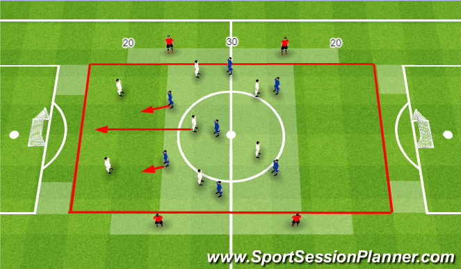 Football/Soccer Session Plan Drill (Colour): Screen 1