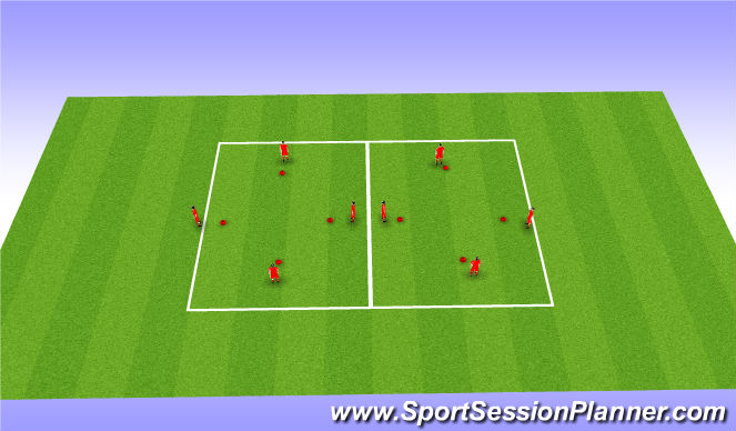 Football/Soccer Session Plan Drill (Colour): Screen 3