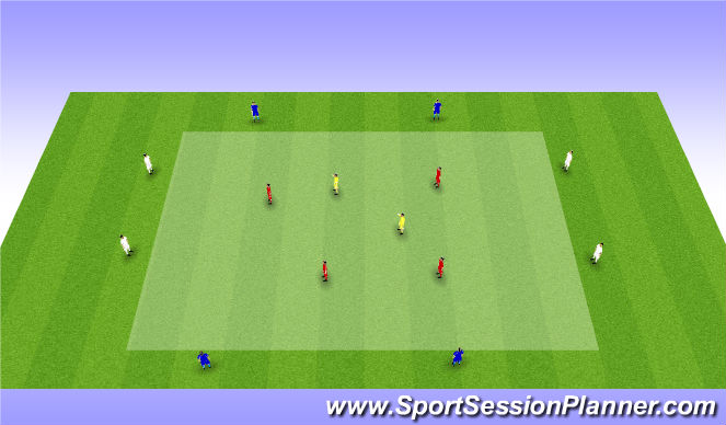 Football/Soccer Session Plan Drill (Colour): Screen 2