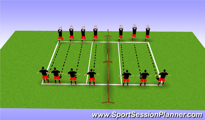 Football/Soccer Session Plan Drill (Colour): Skills Practice