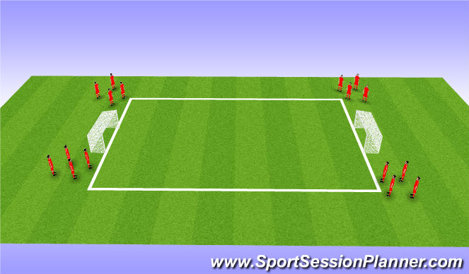 Football/Soccer Session Plan Drill (Colour): Game