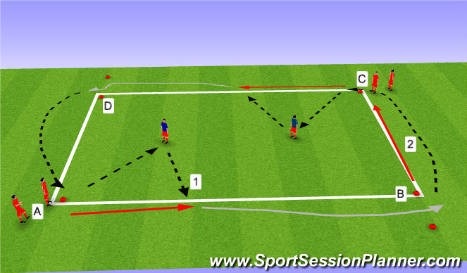 Football/Soccer Session Plan Drill (Colour): Screen 1