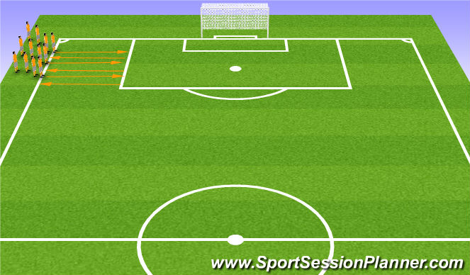 Football/Soccer Session Plan Drill (Colour): Screen 1