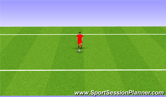 Football/Soccer Session Plan Drill (Colour): Toe Taps