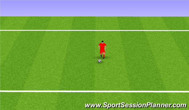 Football/Soccer Session Plan Drill (Colour): Back Heel