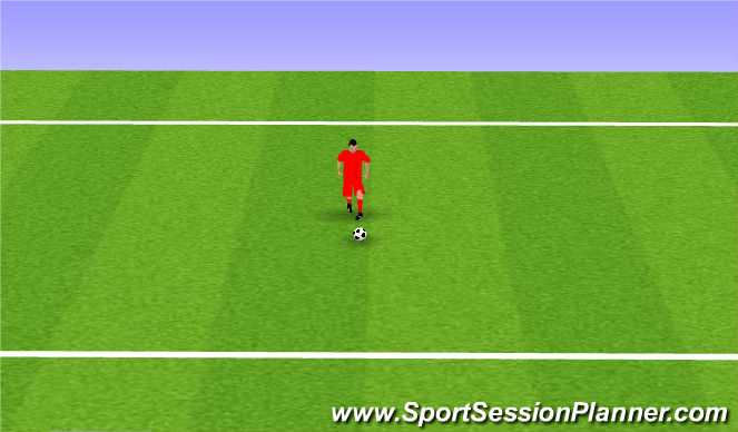 Football/Soccer Session Plan Drill (Colour): Ronaldo Chop