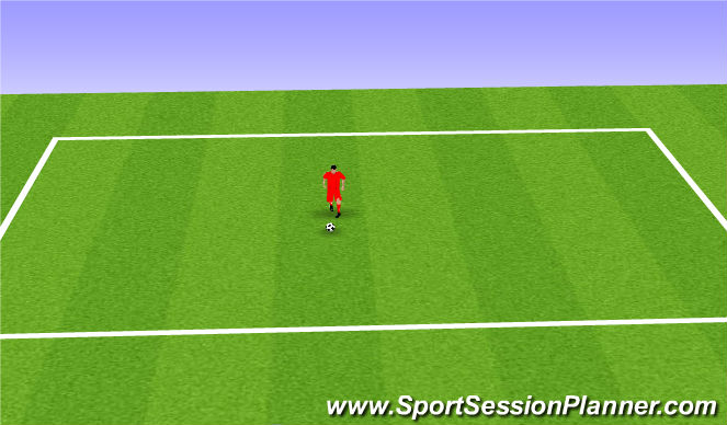 Football/Soccer Session Plan Drill (Colour): Back hell Push away