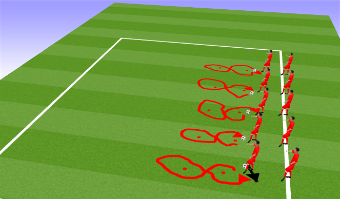Football/Soccer Session Plan Drill (Colour): Screen 1