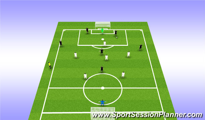 Football/Soccer Session Plan Drill (Colour): Game