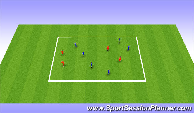 Football/Soccer Session Plan Drill (Colour): Main