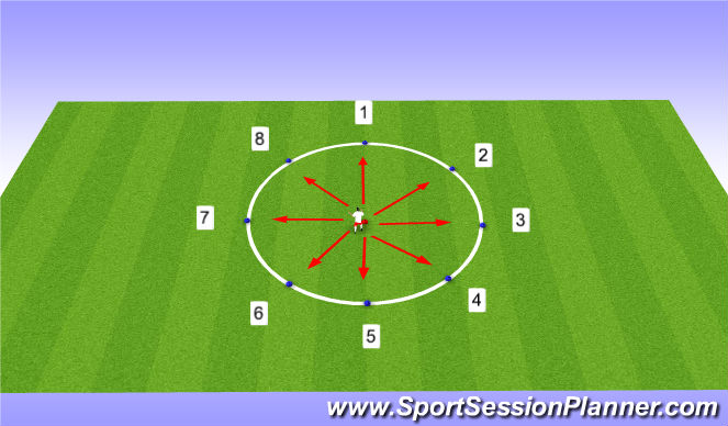 Football/Soccer Session Plan Drill (Colour): Screen 1