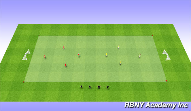 Football/Soccer Session Plan Drill (Colour): Match