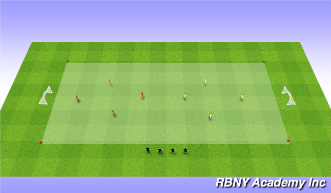 Football/Soccer Session Plan Drill (Colour): Match