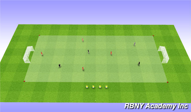 Football/Soccer Session Plan Drill (Colour): Match