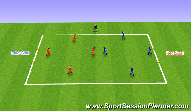 Football/Soccer Session Plan Drill (Colour): Game