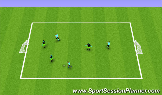 Football/Soccer Session Plan Drill (Colour): Tournament