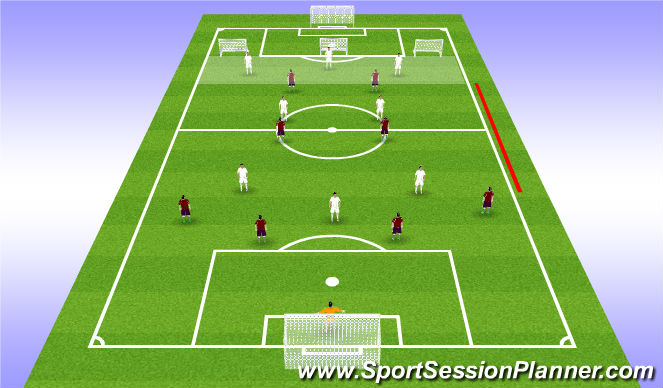 Football/Soccer Session Plan Drill (Colour): Screen 1