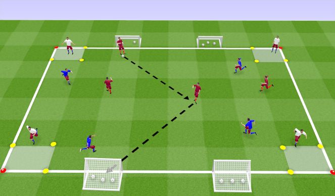 Football/Soccer Session Plan Drill (Colour): SB Skill Training II