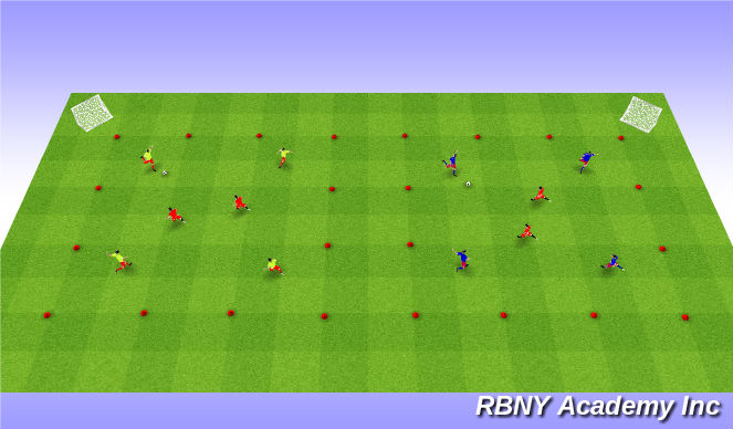 Football/Soccer Session Plan Drill (Colour): Introduction