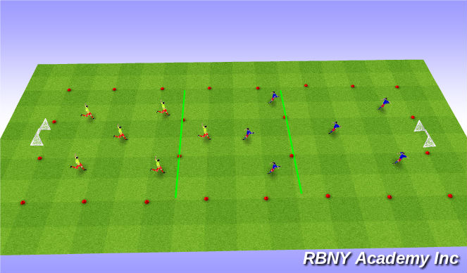 Football/Soccer Session Plan Drill (Colour): Match