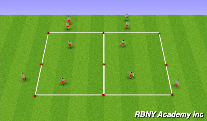 Football/Soccer Session Plan Drill (Colour): SAQ