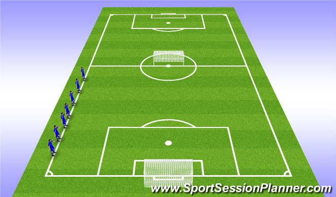 Football/Soccer Session Plan Drill (Colour): Cool Down and Debrief