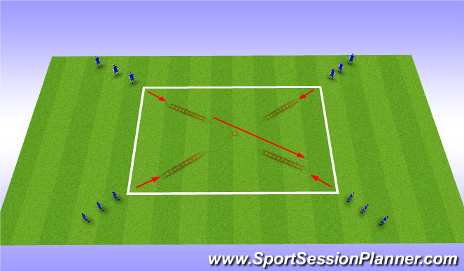 Football/Soccer Session Plan Drill (Colour): Screen 2