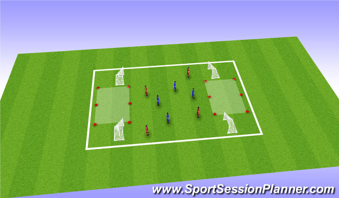 Football/Soccer Session Plan Drill (Colour): Screen 4