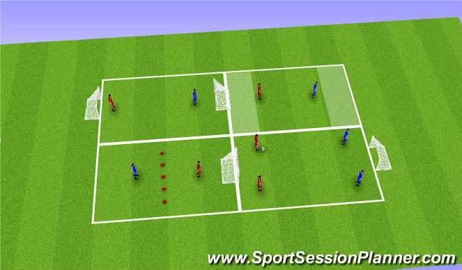 Football/Soccer Session Plan Drill (Colour): Screen 6
