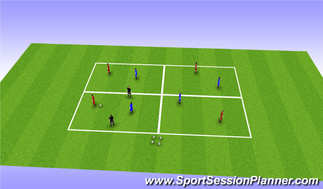Football/Soccer Session Plan Drill (Colour): Screen 7